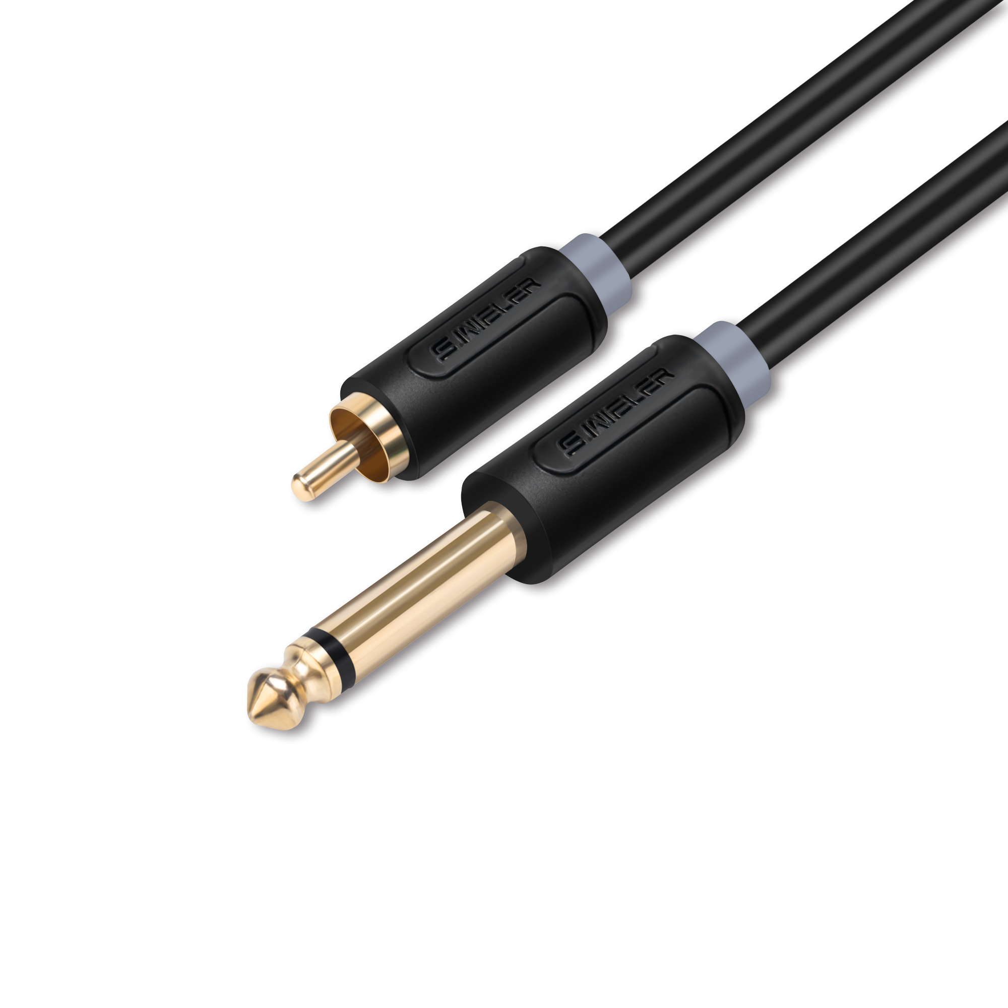 S.WIELER 6.35mm TS to RCA AUDIO CABLE